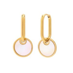 18K Gold Minimalist Earrings*Hoop Earrings*Waterproof and Sweatproof Jewelry